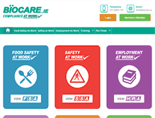 Tablet Screenshot of biocare.ie